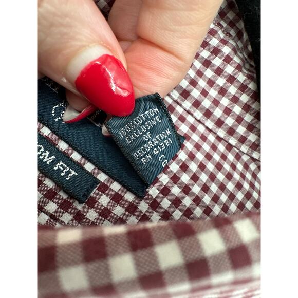 Vintage Ralph Lauren Shirt Mens XL Red Check Plaid Button Down Pony Cotton - Picture 3 of 9
